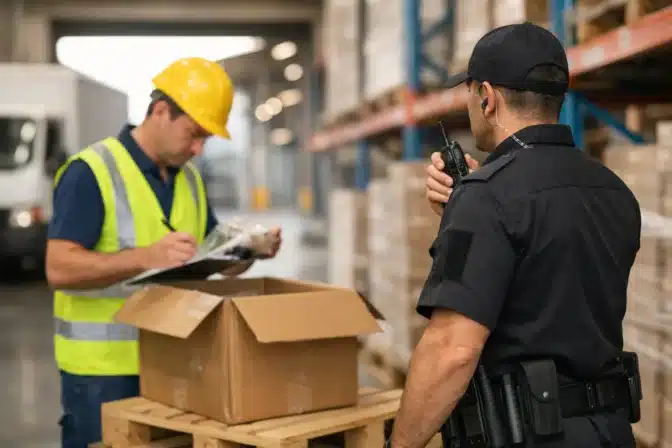 Revisión de mercancías y seguridad operativa