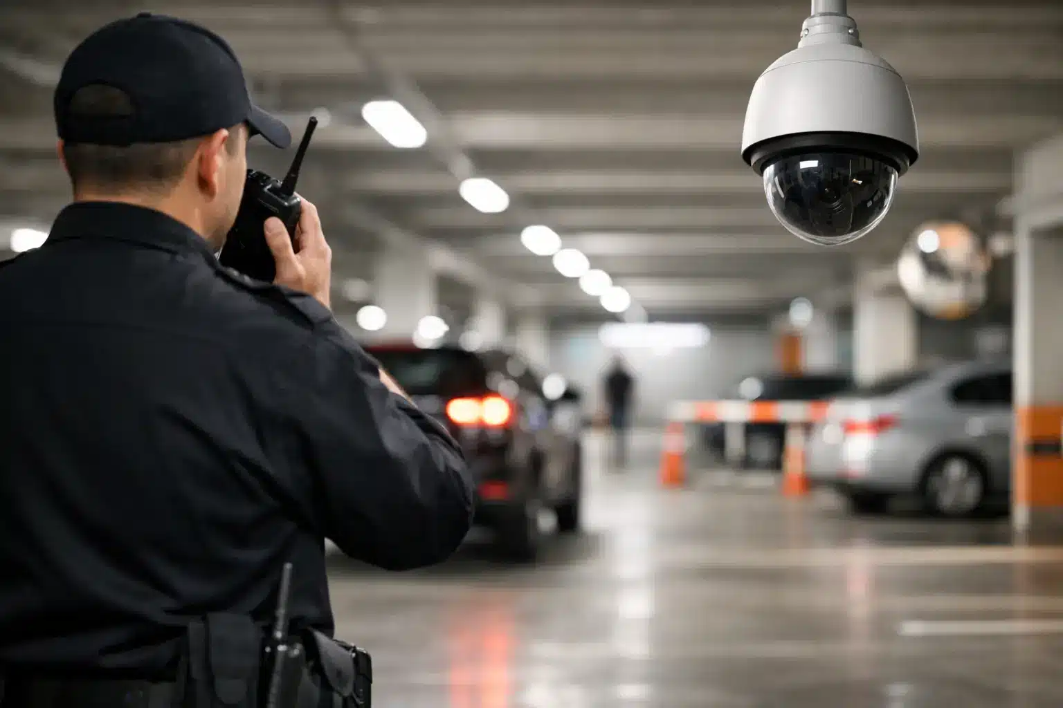 Seguridad en estacionamientos comerciales eficaz