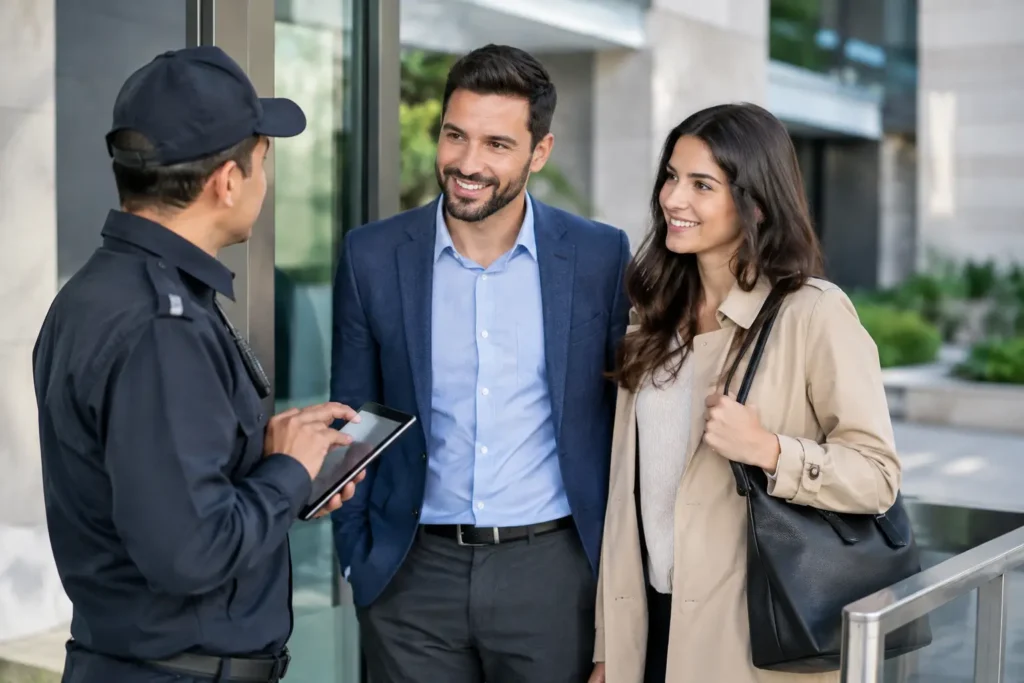 Cómo gestionar visitas en condominios seguros